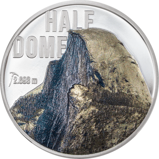 2 oz Silver HALF DOME Peaks Coin 2023 Cook Islands - Which Mark