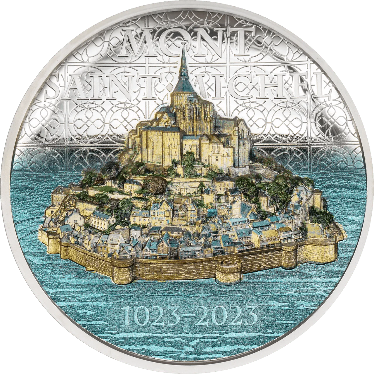 5 oz Silver MONT-SAINT-MICHEL Coin 2023 Cook Islands - Which Mark
