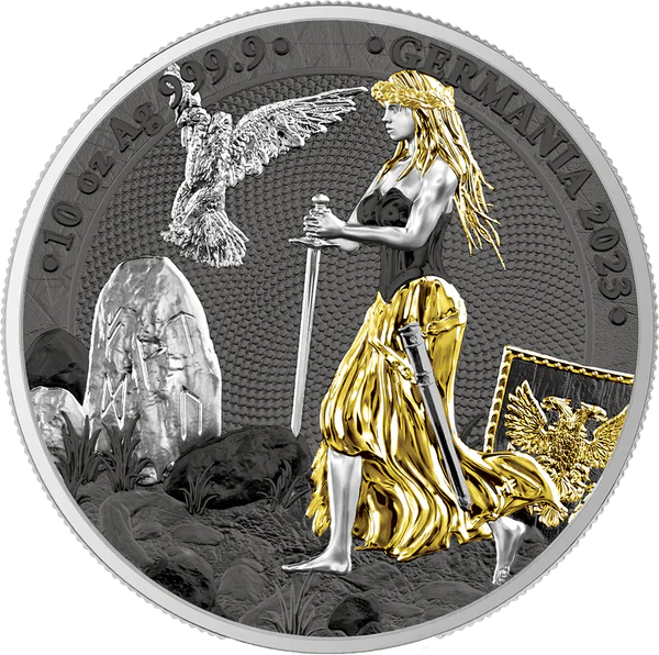 10 oz Silver GERMANIA ANA Edition Medal MS69 2023 (Germania Mint) - Which Mark