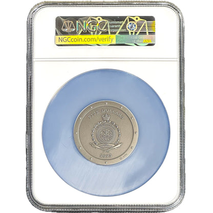 2 oz Silver METAL WOLF Steampunk Coin MS70 2023 Niue - Which Mark