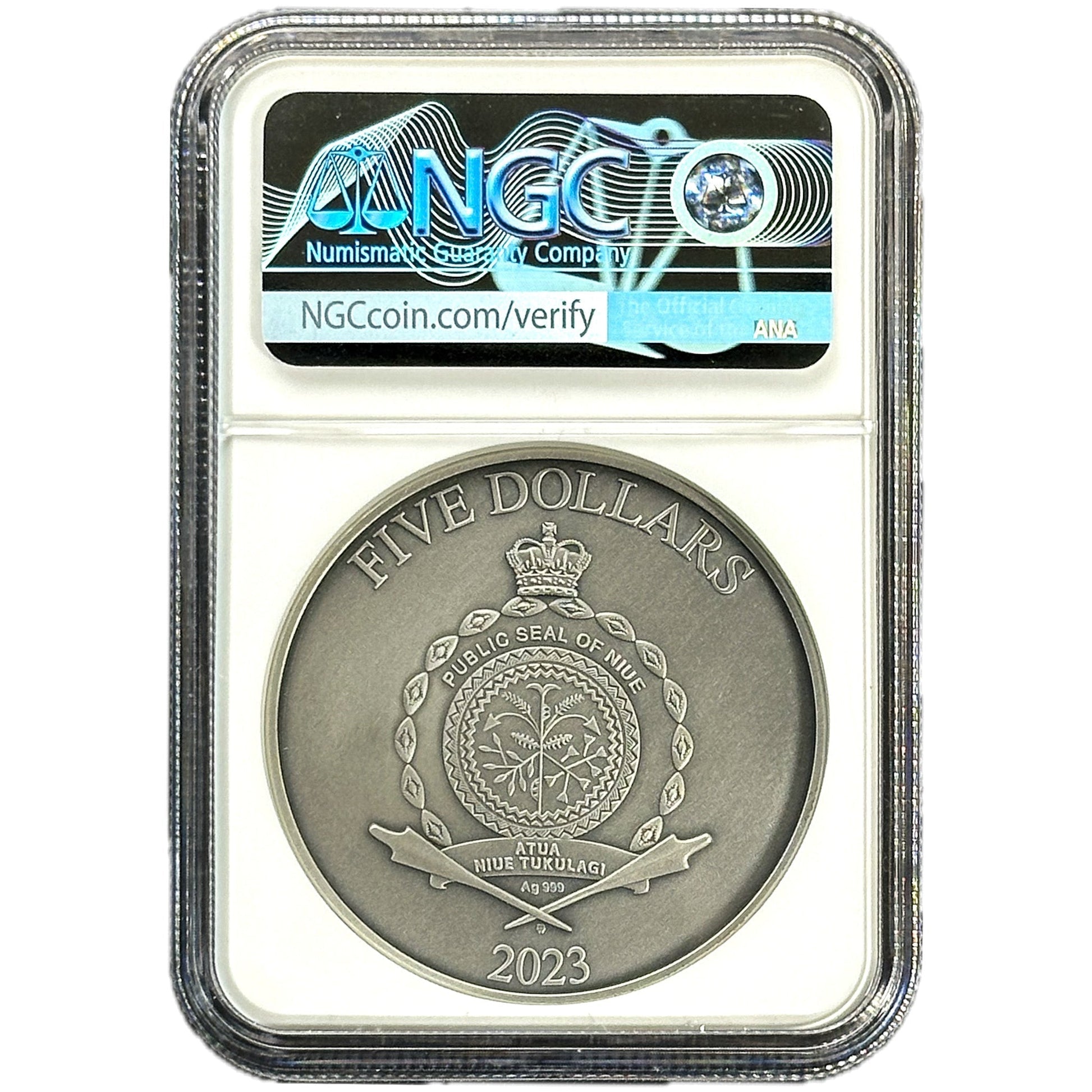 2 oz Silver ODIN Coin MS70 2023 Niue - Which Mark