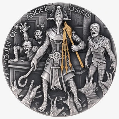 2 oz Silver OSIRI Gods of Anger Coin 2023 Niue - Which Mark