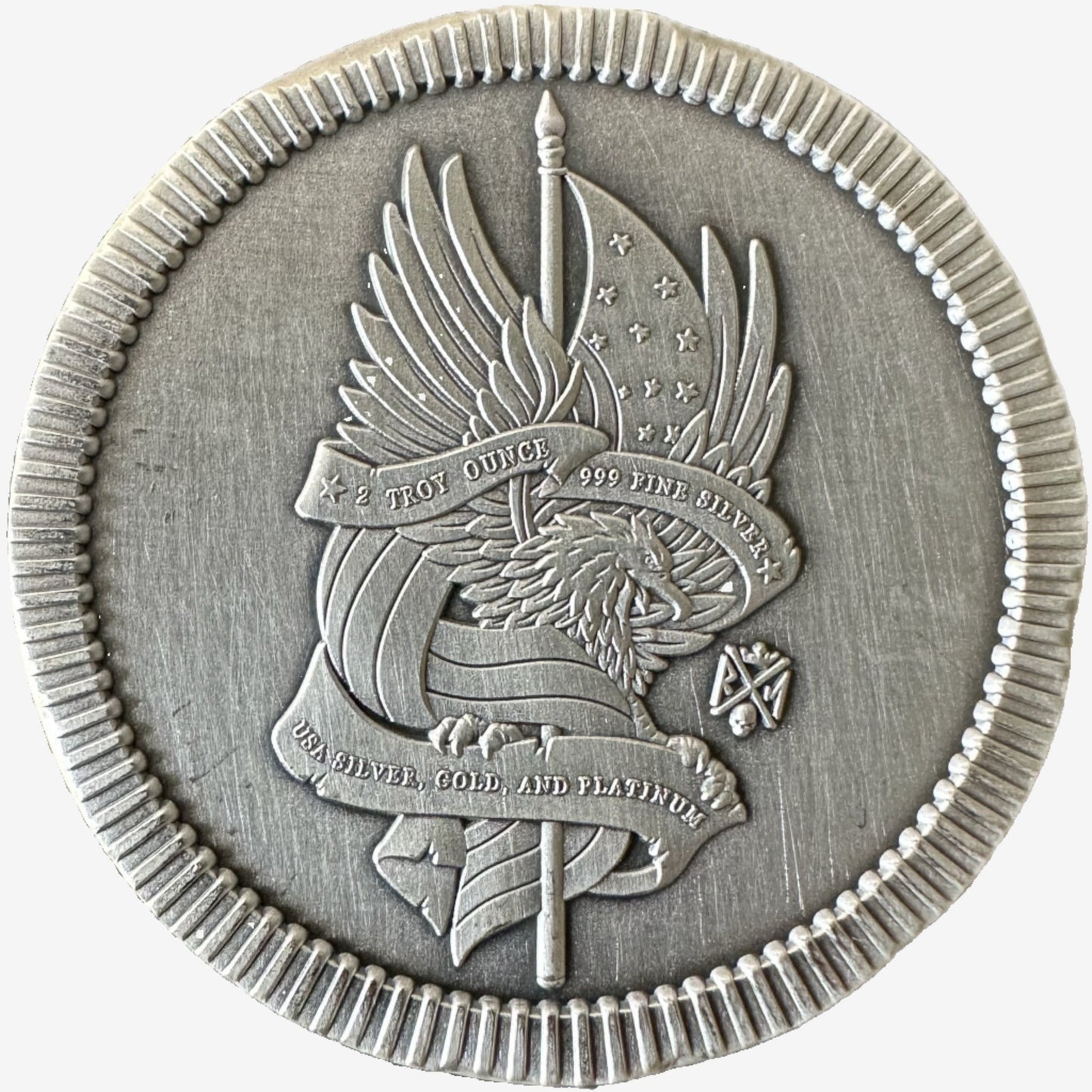2 oz Silver THUNDER CHICKEN PROSPECTOR Stacker Round - Which Mark