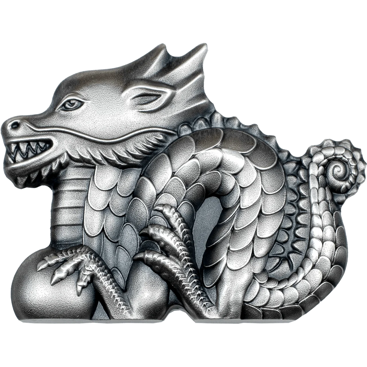 1 oz Silver GREAT SILVER DRAGON Coin 2024 Mongolia - Which Mark
