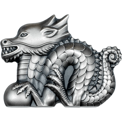 1 oz Silver GREAT SILVER DRAGON Coin 2024 Mongolia - Which Mark