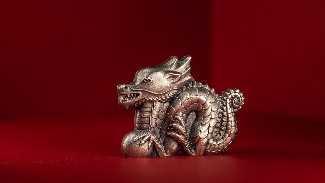 1 oz Silver GREAT SILVER DRAGON Coin 2024 Mongolia - Which Mark