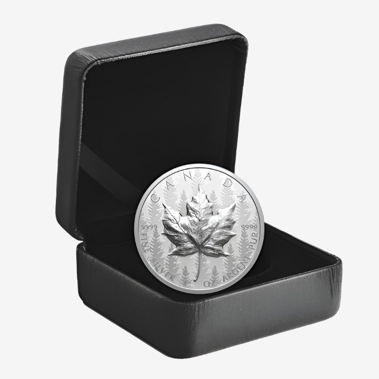 1 oz Silver MAPLE LEAF UHR Pulsating Forest Coin 2024 Canada - Which Mark