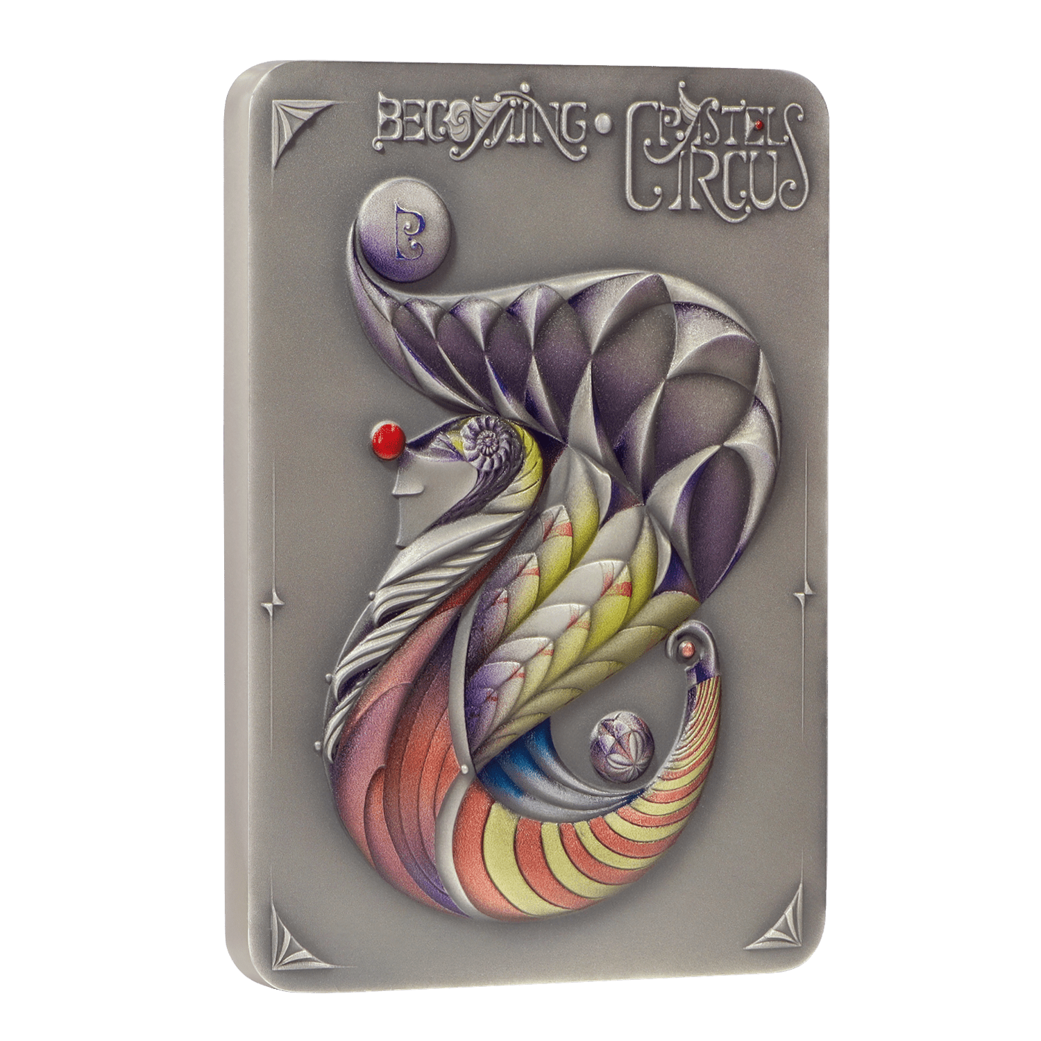 2 oz Silver BECOMING Pastel Circus Coin 2024 Niue - Which Mark