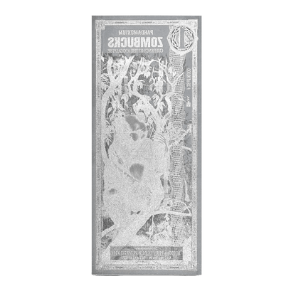 2026 Zombucks PANDAMONIUM 1/1000 oz Silver Note - Which Mark