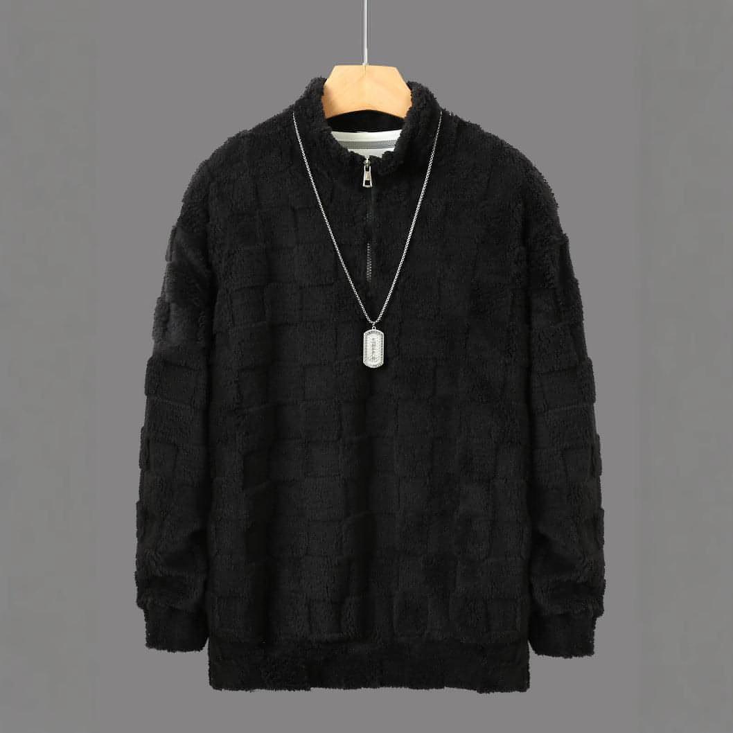 Hooded Loose Sweater Autumn And Winter Casual Plus Size Coat Men - Which Mark