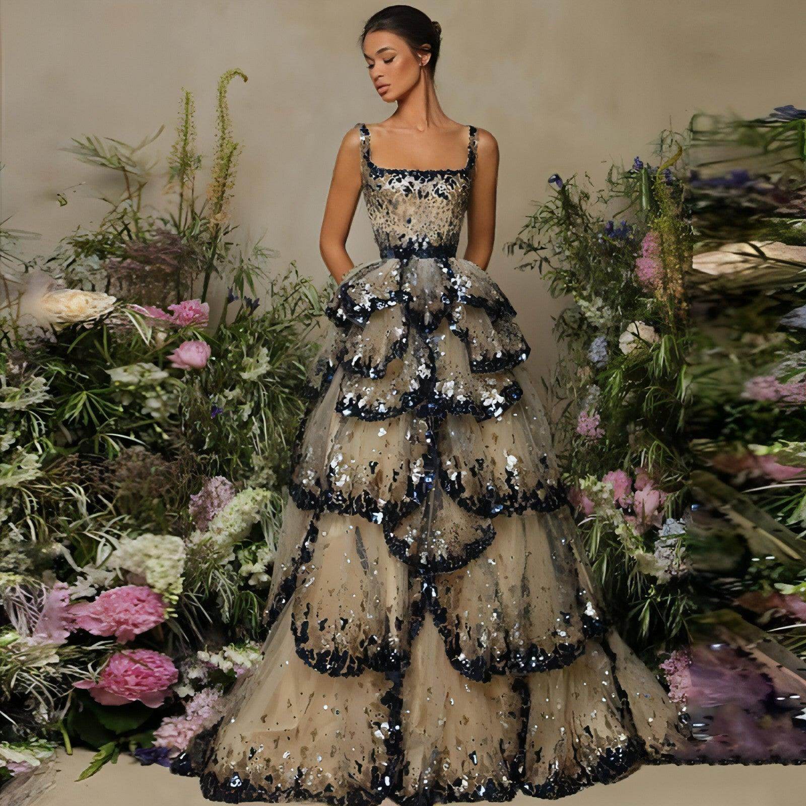 A1. Women's High-end Luxury Puffy Dress Skirt - Which Mark