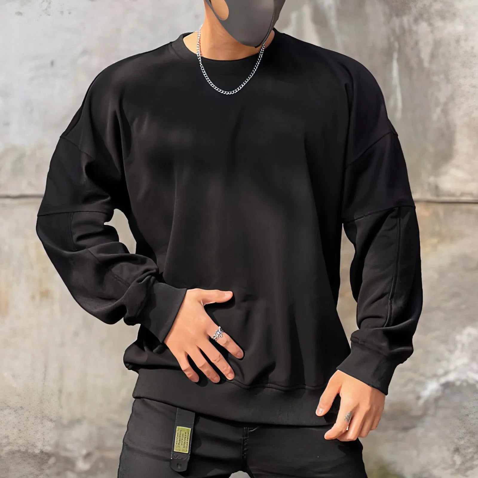 Men's Sweater Wear Loose Plus Size Terry - Which Mark