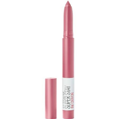 Maybelline Super Stay Ink Crayon Lipstick, Precision Tip Matte Lip Crayon with Built-in Sharpener, Longwear Up To 8Hrs, Achieve it All, 1.2g - Which Mark