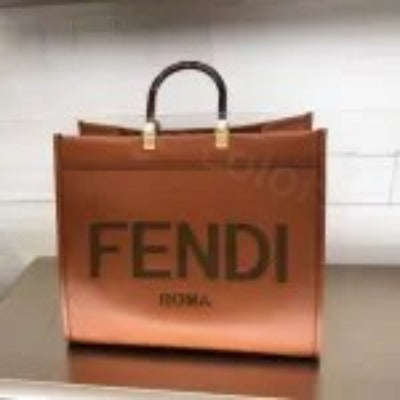 Large Tote Brown Bags - Which Mark