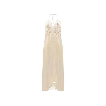 Altair Silk Halter Dress in Dueling Jaguars - Which Mark