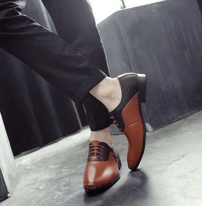 Men's business leather shoes lage size 445678 leather shoes male - Which Mark