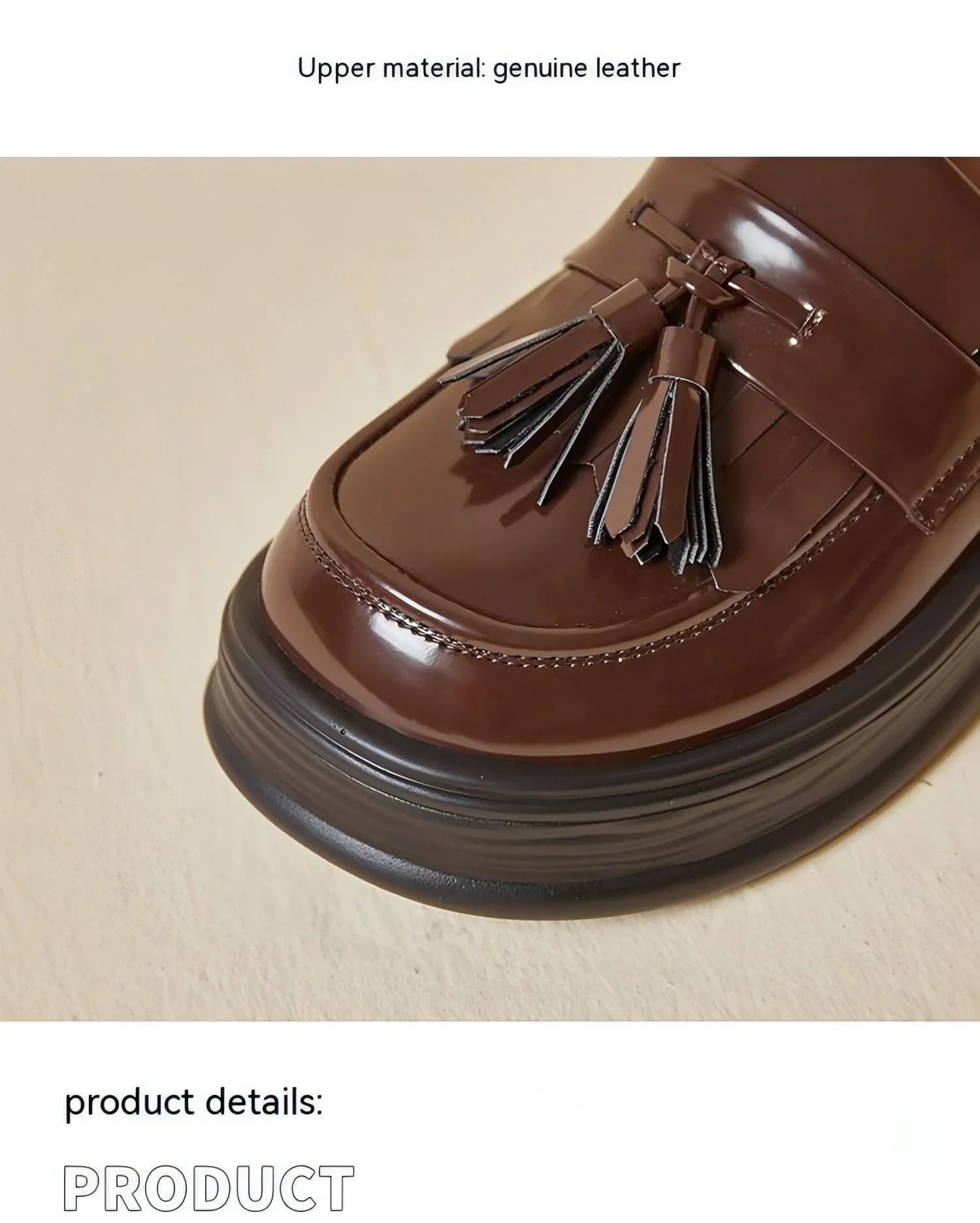 Ladies Tassel Japanese Leisure Small Leather Shoes Women - Which Mark