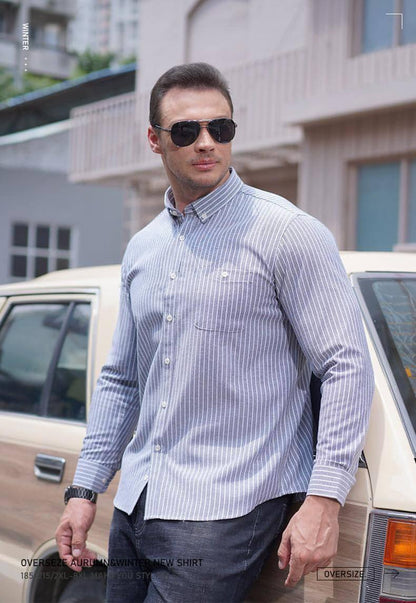 Men Business Trends Cotton Long Sleeve DressShirt - Which Mark