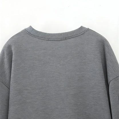 Lazy Style Top Girls' Printed Sweater - Which Mark