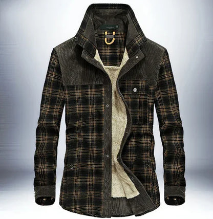 Pure Cotton Plaid Jacket Men - Which Mark