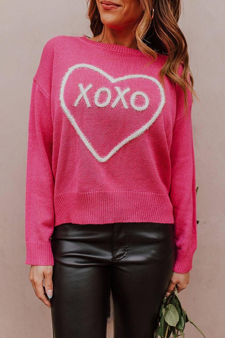Women's Warm Leisure All-matching Printed Sweater - Which Mark