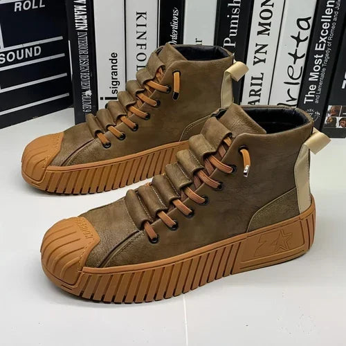 High-Top Thick Bottom Shoes Casual Sneakers - Which Mark