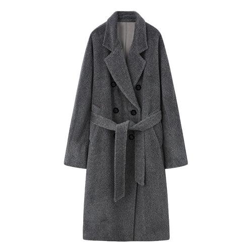 Solid Sail Sheep Camel Coat – Luxury & Warmth for Winter Elegance - Which Mark