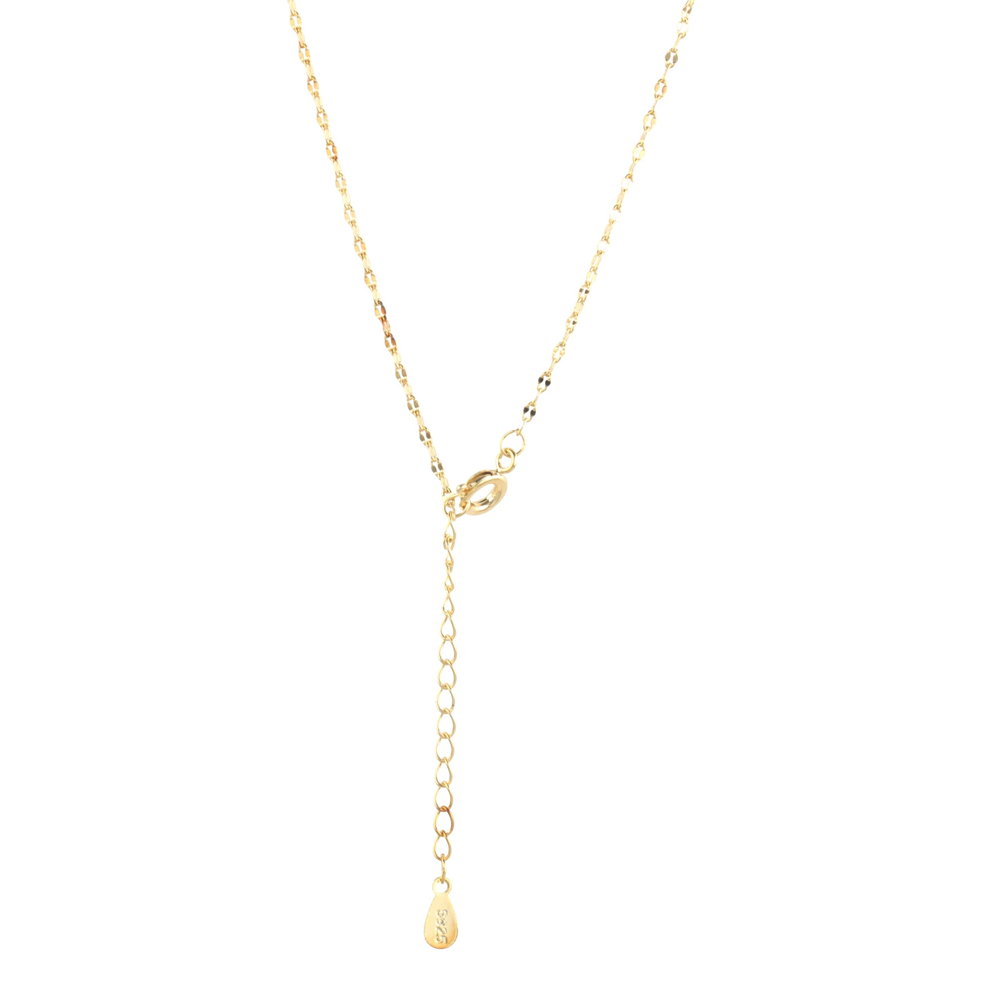 14K Gold Plated Solitaire Necklace - Which Mark