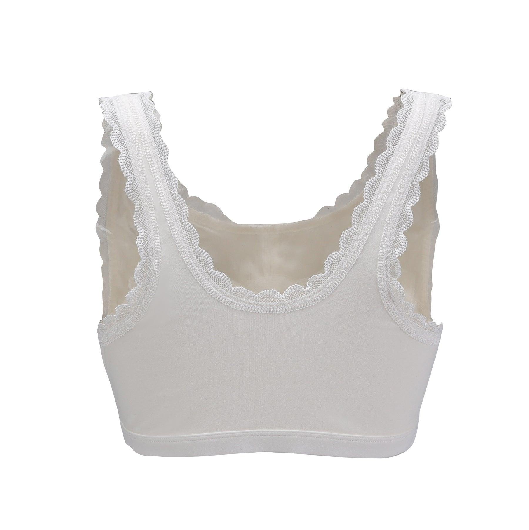 Georgia - Silk Back Support Full Coverage Wireless Organic Cotton Bra - Which Mark