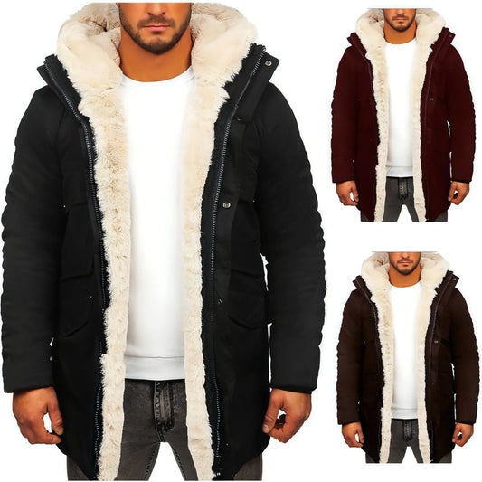 Fur Integrated Hooded Jacket Men - Which Mark
