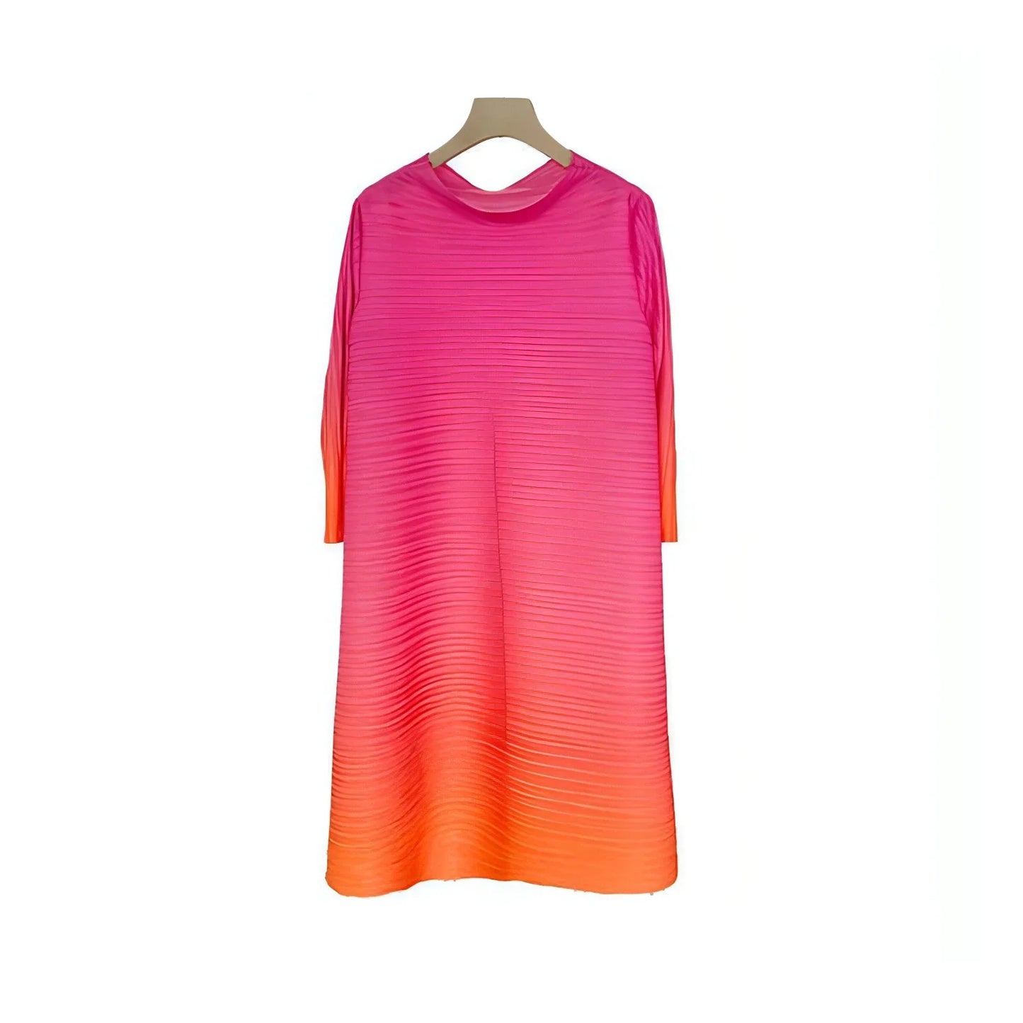 Pleated Plus Size Dress Women - Which Mark