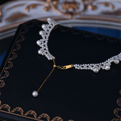 LuxeJewels™ – South Sea Pearl Necklace with 18K Gold Accent - Which Mark