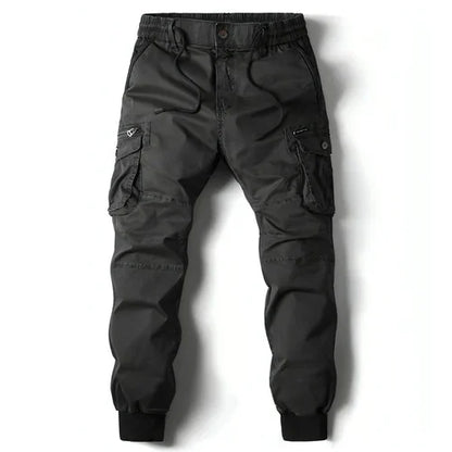 Spring Men's Tappered Work Clothes Multi-pocket Loose Casual Pants - Which Mark