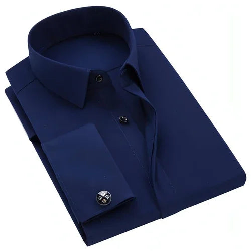Men DressShirt Long Sleeve Shirt - Which Mark