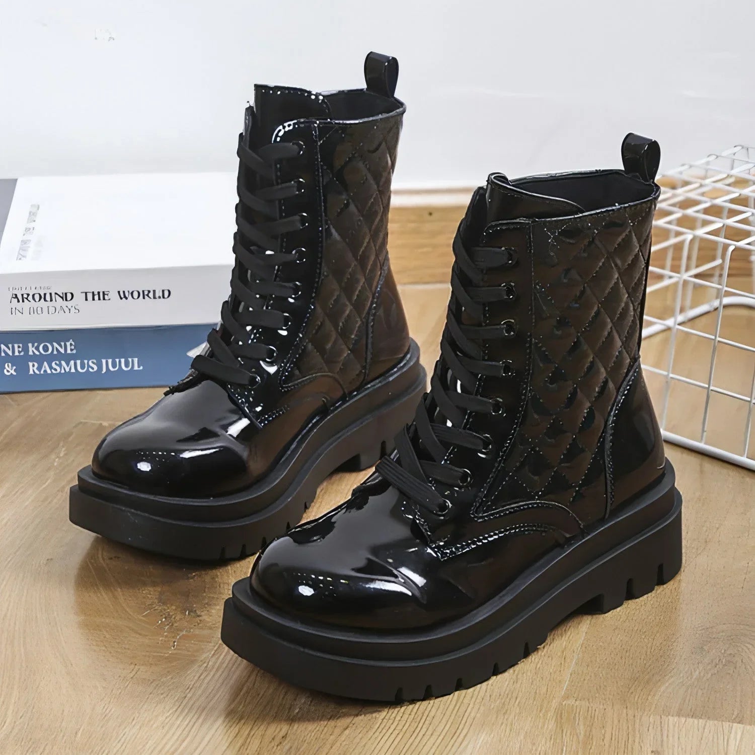 Thick-heeled Boot Women Shoes - Which Mark