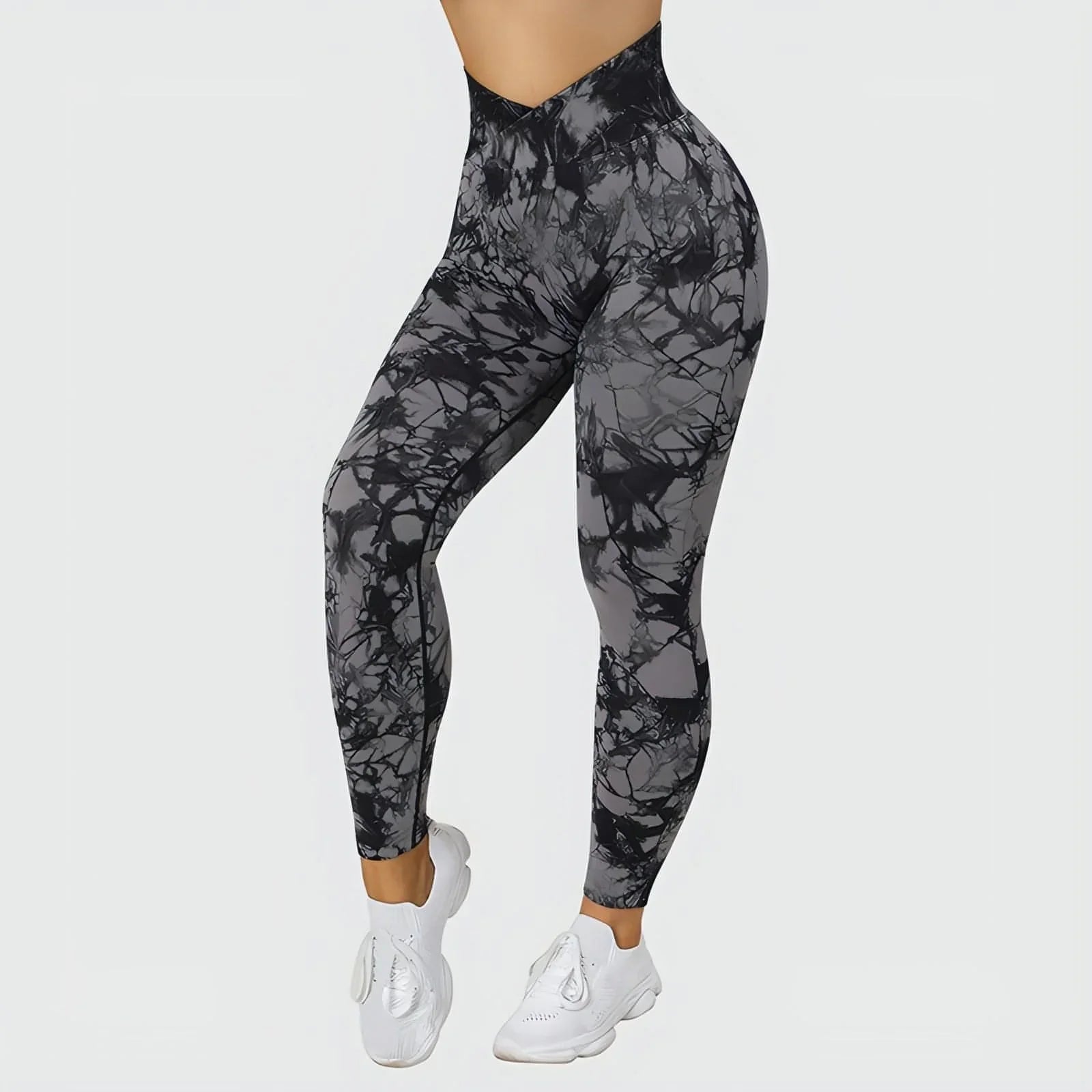 Seamless Tie Dye Leggings Women Yoga Pants Push Up Sport Fitness - Which Mark