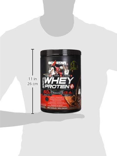 Whey Protein Powder, Six Star 100% Whey Protein Plus, Whey Protein Isolate & Peptides, Lean Protein Powder for Muscle Gain, Whey Isolate Protein Shake, Chocolate, 4 lbs - Which Mark