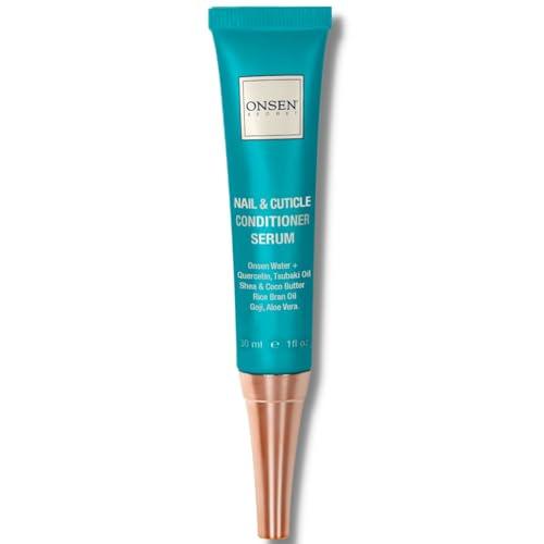 Onsen Cuticle Cream, Cuticle Oil in Deep Action - Japanese Natural Minerals Nail Care Serum and Butter, Soothe, and Strengthen Cuticles and Nails, Visible Results, Non-Greasy - 15ml - Which Mark