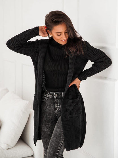 Women's fitted turtleneck, black, 3212024 - Which Mark