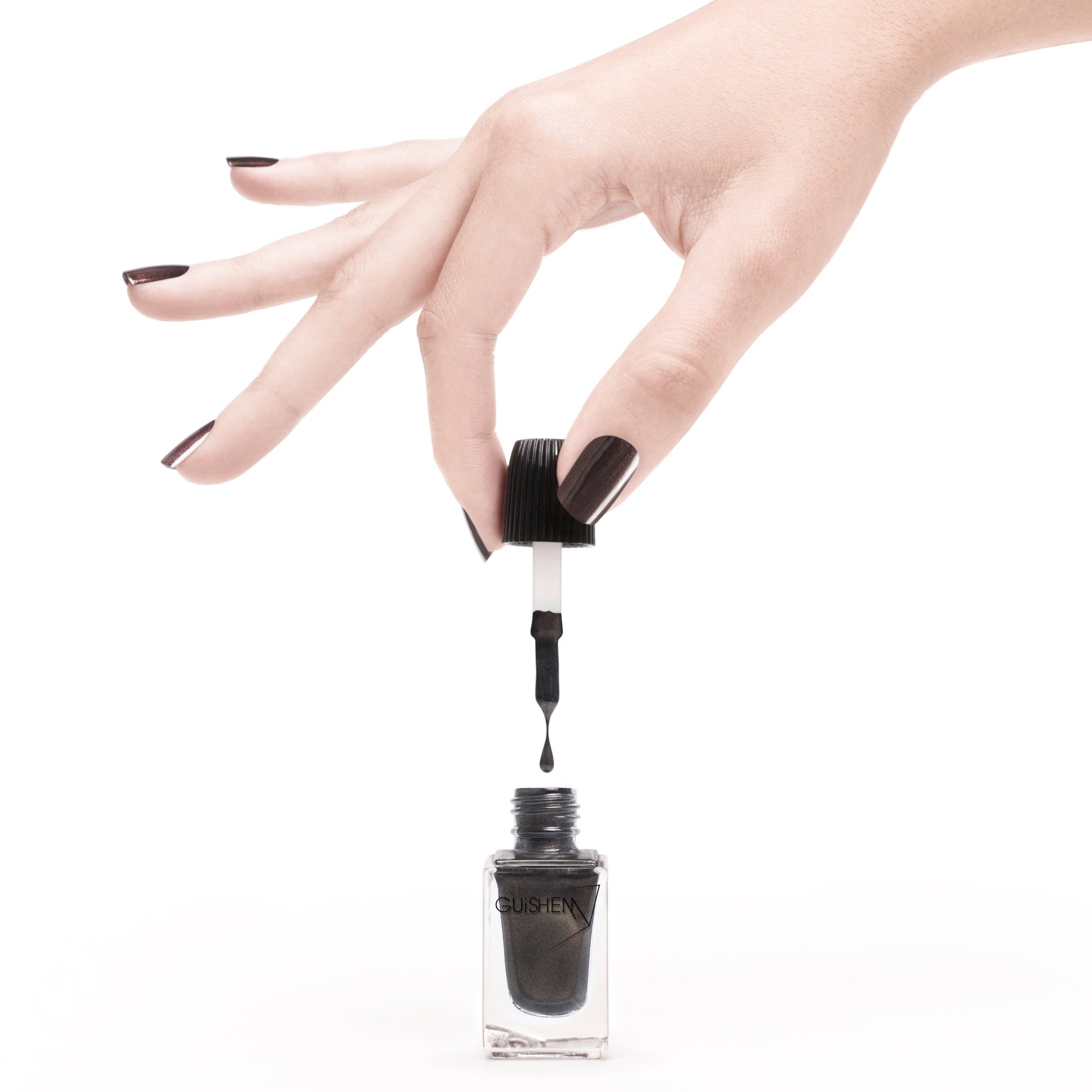 Premium Nail Lacquer, TRUFFLE - 330, BROWNISH BONZE SUBTLE SHIMMER - Which Mark