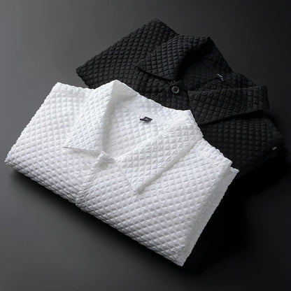 Men's Long Sleeve White DressShirt - Which Mark