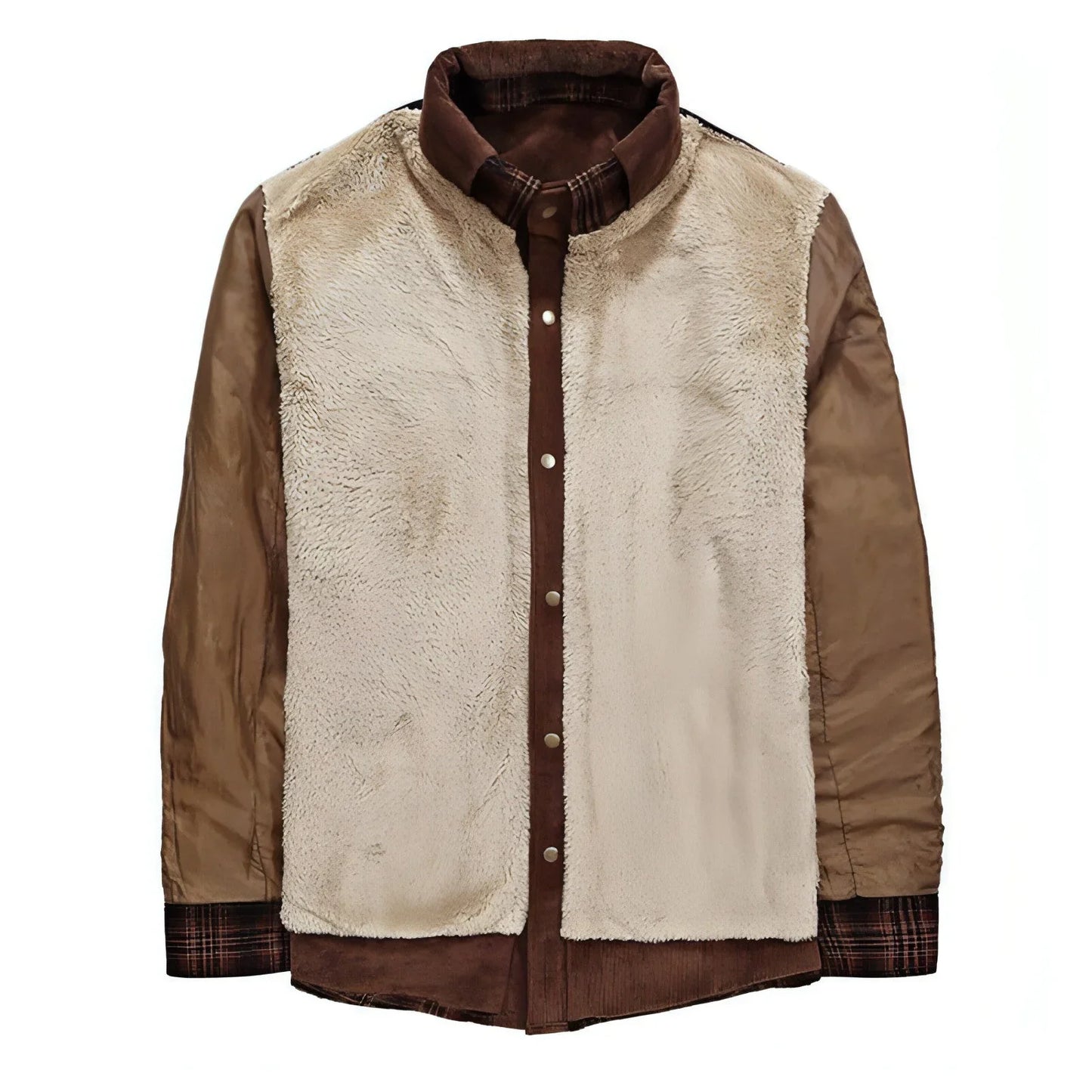 Pure Cotton Plaid Jacket Men - Which Mark