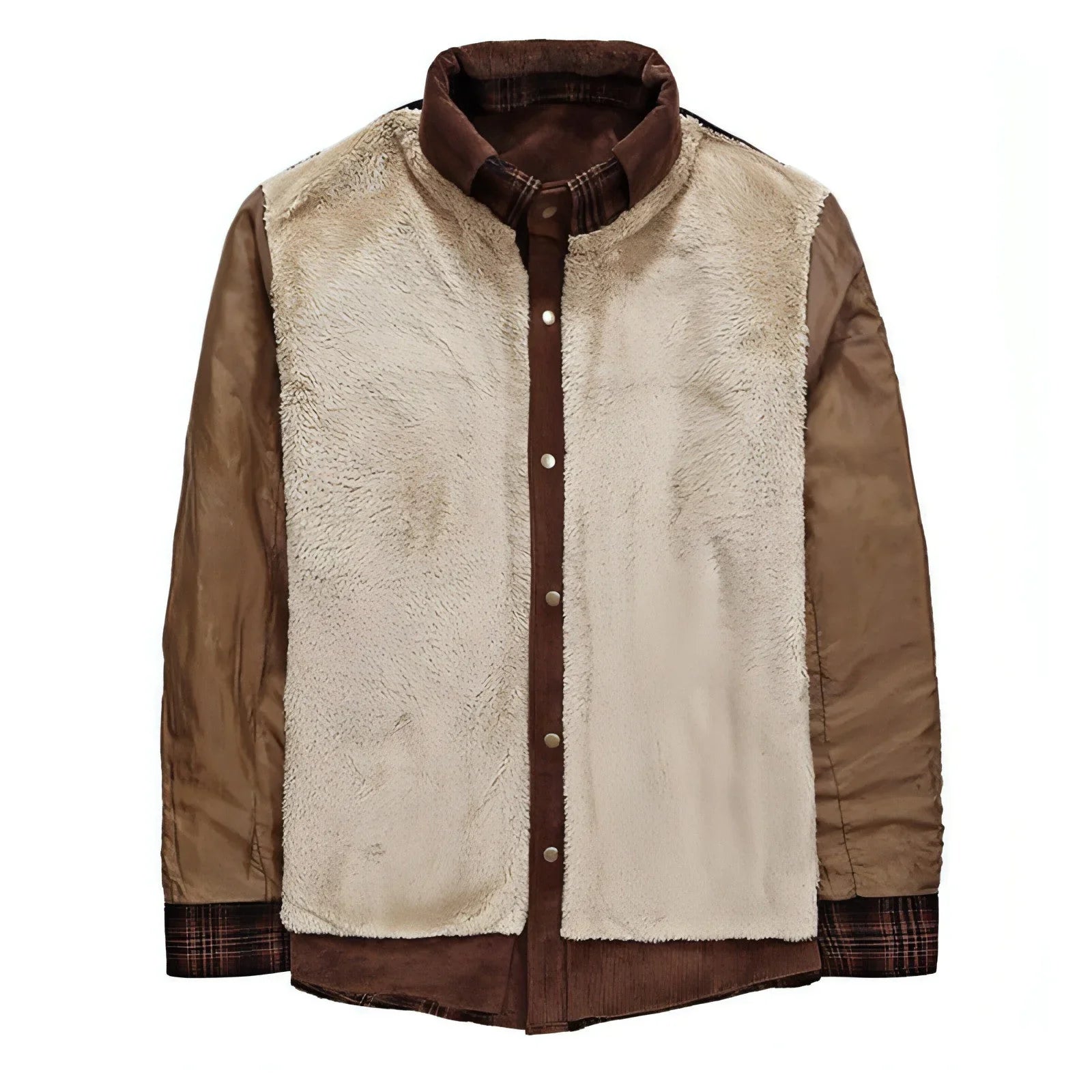 Pure Cotton Plaid Jacket Men - Which Mark