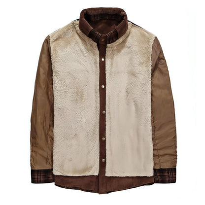 Pure Cotton Plaid Jacket Men - Which Mark