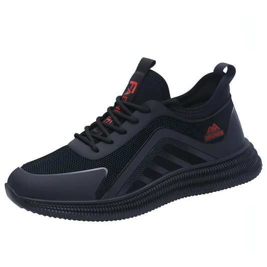 Men's Fly Woven Mesh Shoes Soft Sole Sneakers - Which Mark