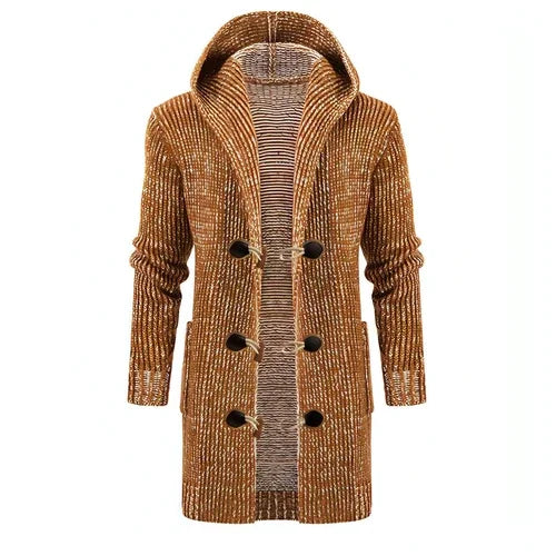 Men's Sweater European And American Style Mid-length Cardigan - Which Mark