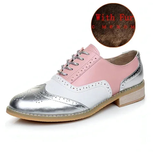 British style color matching shoes Women - Which Mark