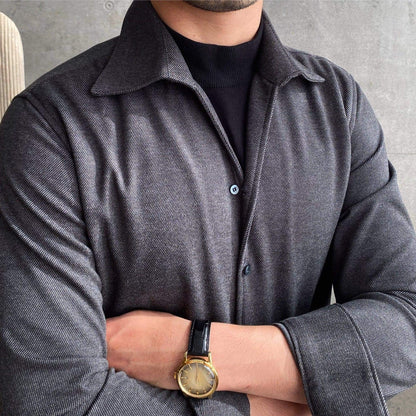 Casual Versatile DressShirt For Trendy Men - Which Mark