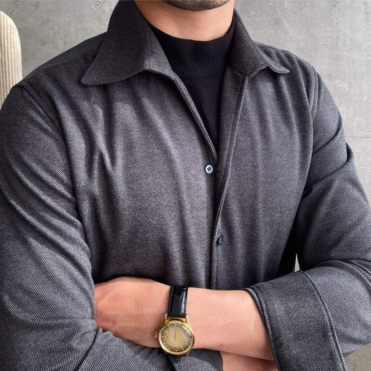 Casual Versatile DressShirt For Trendy Men - Which Mark
