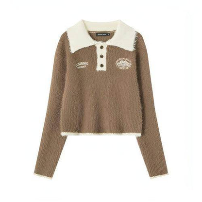 Pure Desire College Style Soft Waxy New Sweater Ins Simple Women - Which Mark